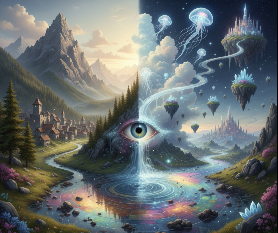 Dreamscape Fusion - AI image transformation example