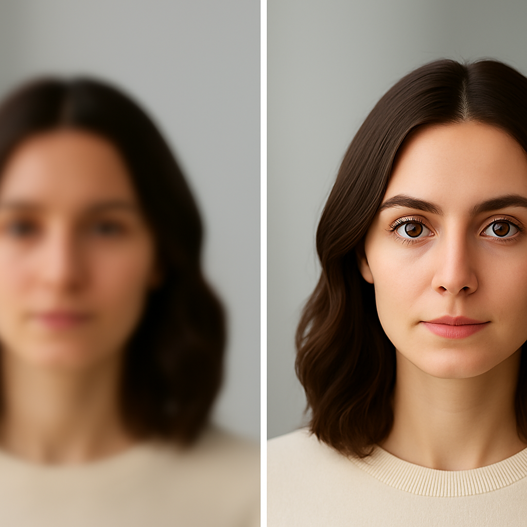 Photo Quality Enhancement - AI image transformation example